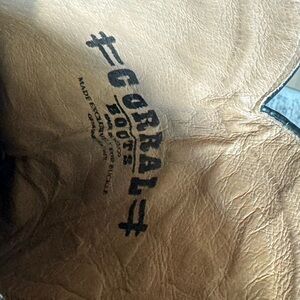 Corral Light Brown Leather Boots